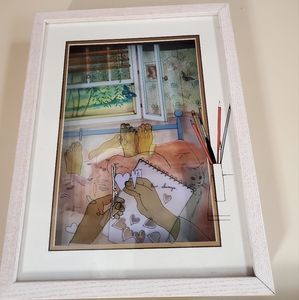 Handmade Limited Edition 3d glass art LOVE LETTERS with certificate